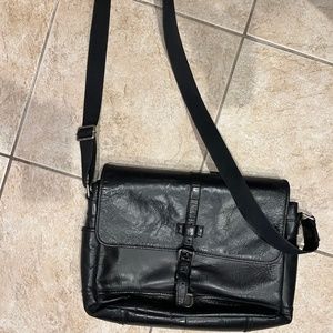 Fossil Brand genuine leather laptop bag